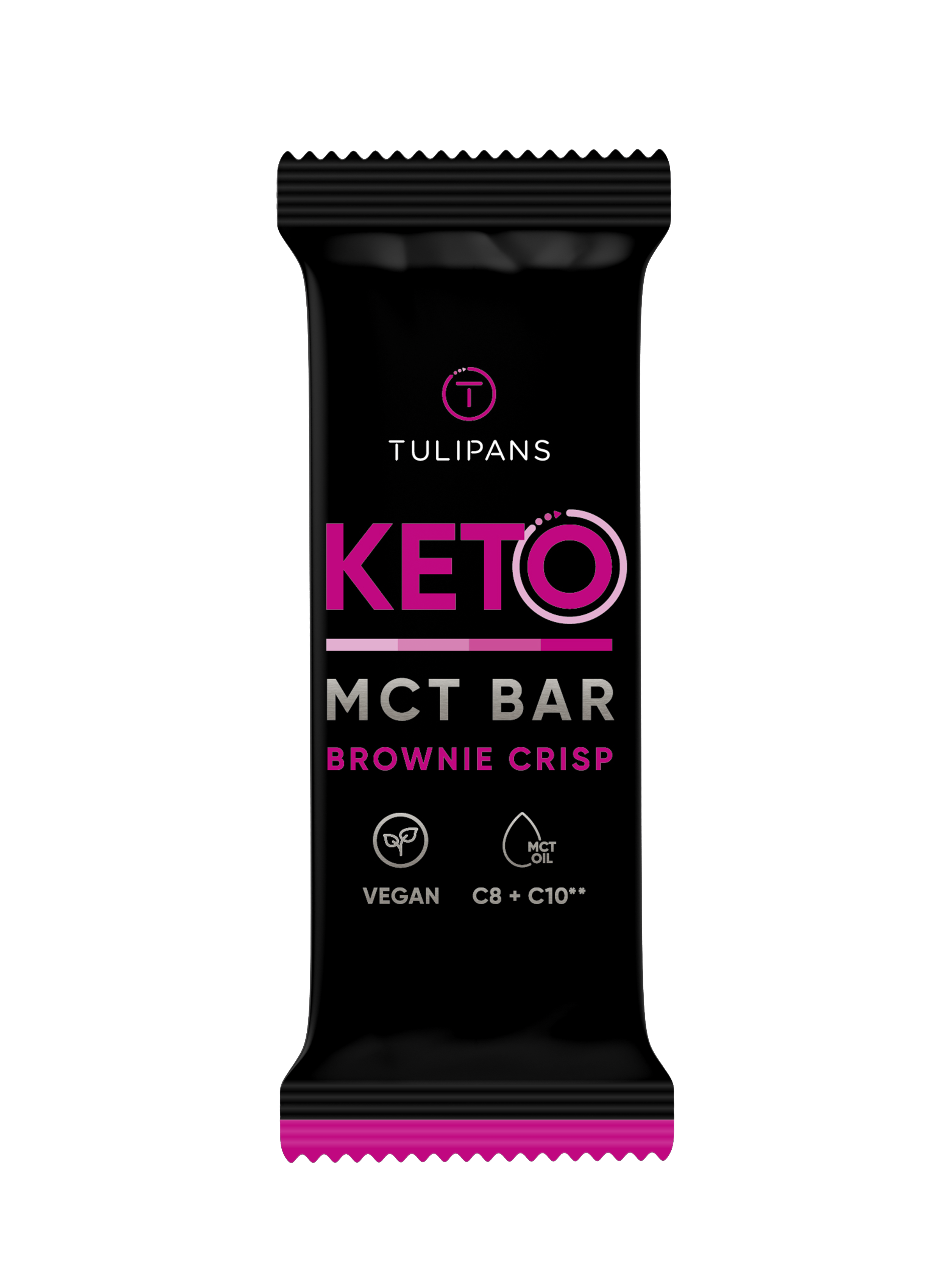 Tulipans MCT Bar Brownie Crisp 50g vegan