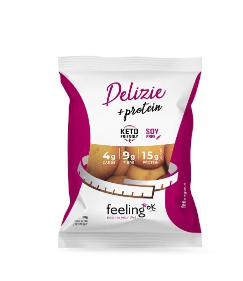FeelingOK Protein Kaffeekeks Delizia Start 1