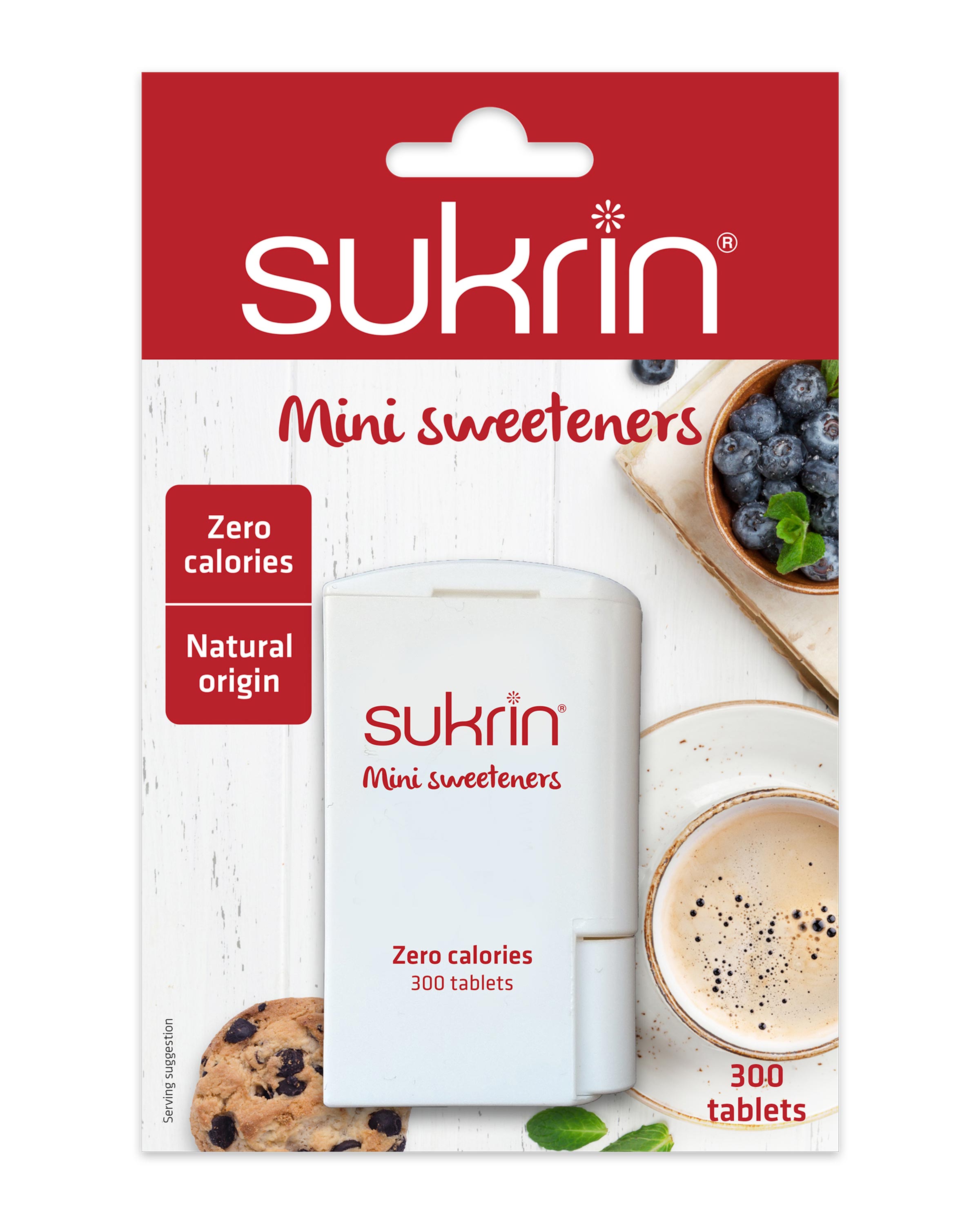 Sukrin Erythrit + Stevia 300 Tabletten