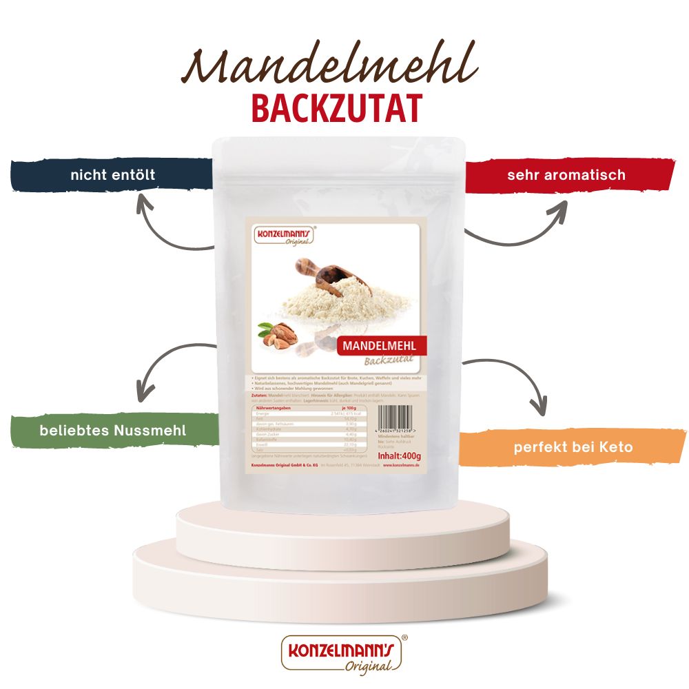 Keto-Ernährung Mandelmehl als vielseitige Basis