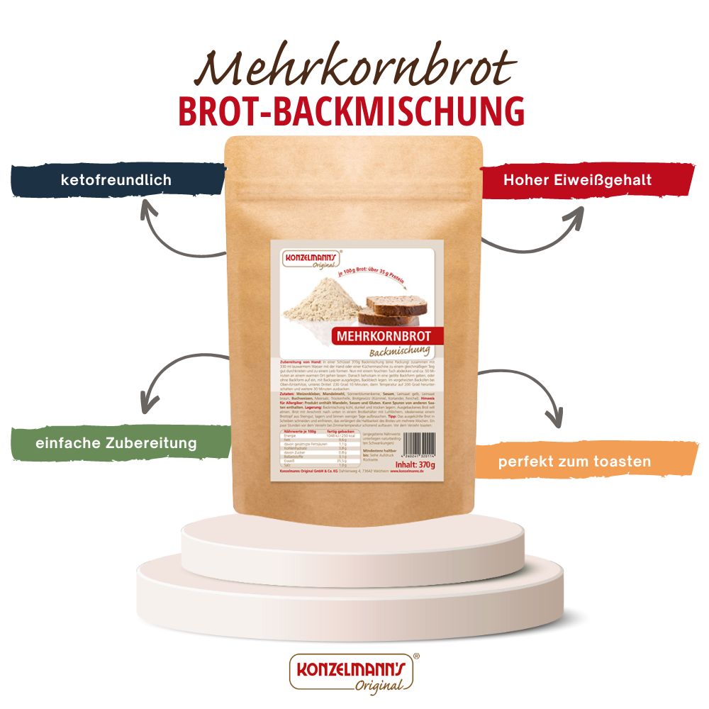 Konzelmanns Mehrkornbrot Lower Carb