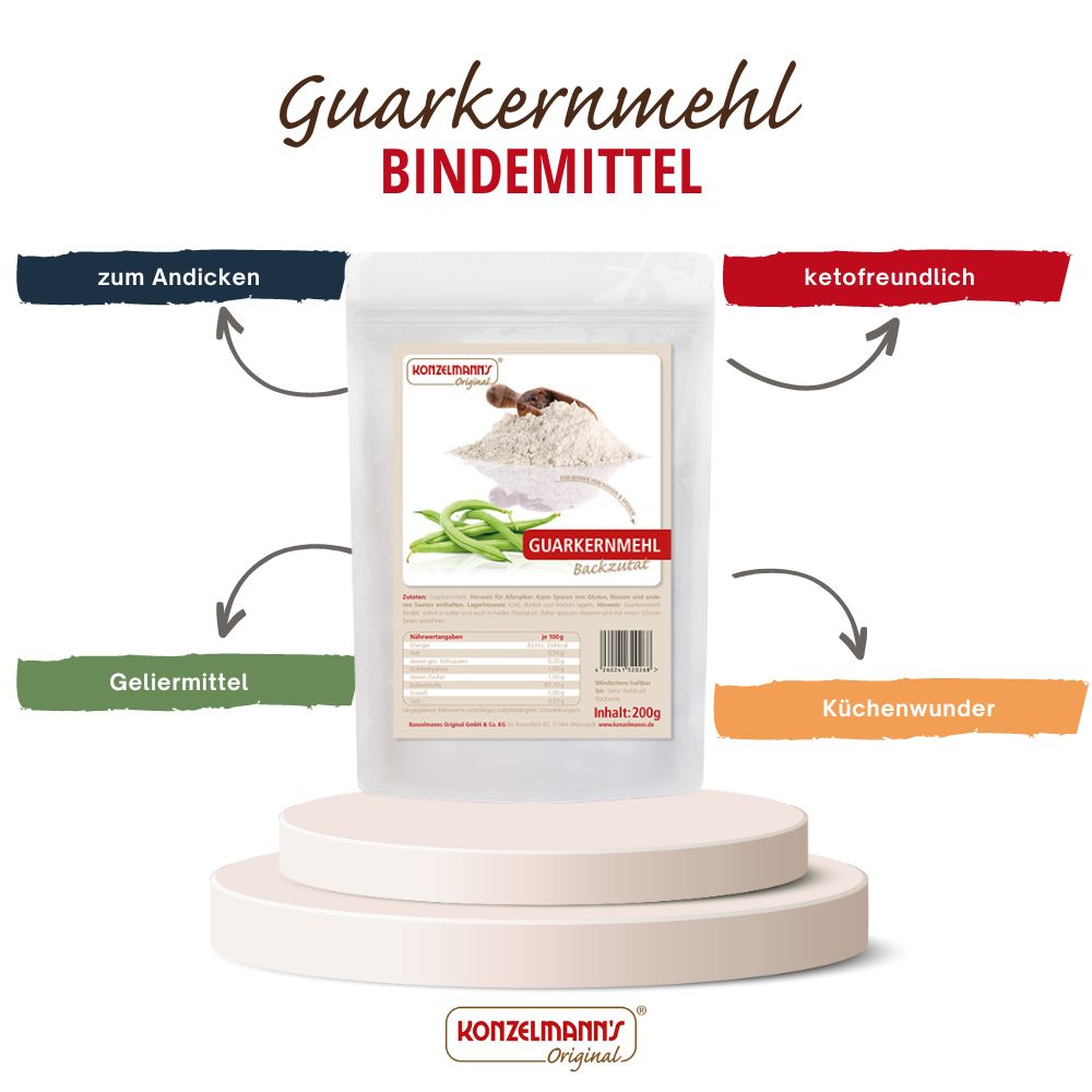 Konzelmanns Guarkernmehl Verdickungsmittel