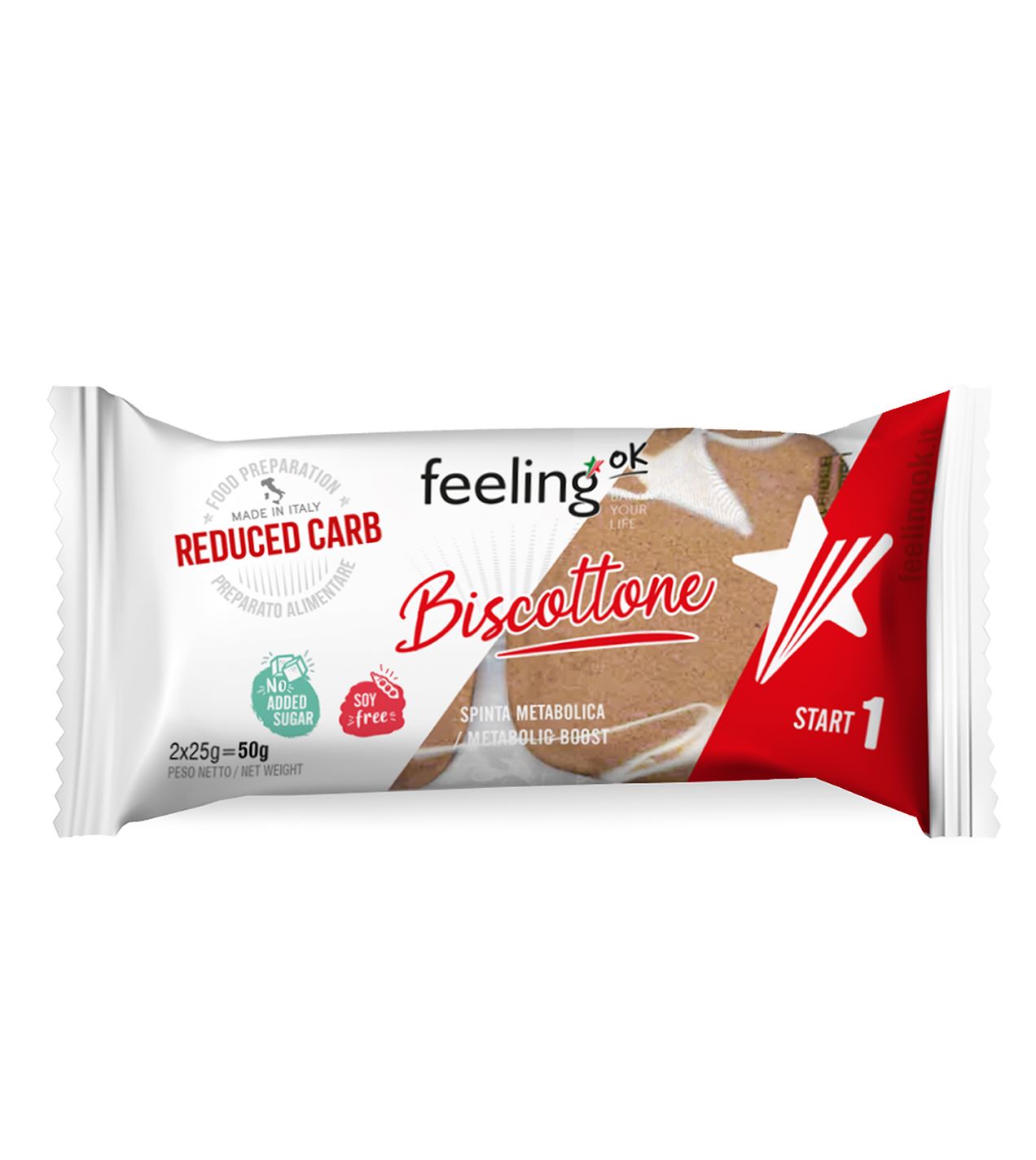 FeelingOK Protein Kekse Biscottone Mandel Start 1